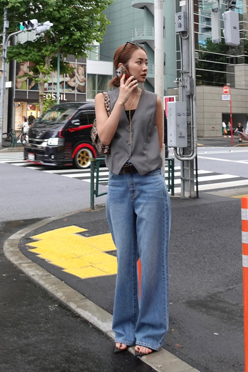 ルーズストレートデニム